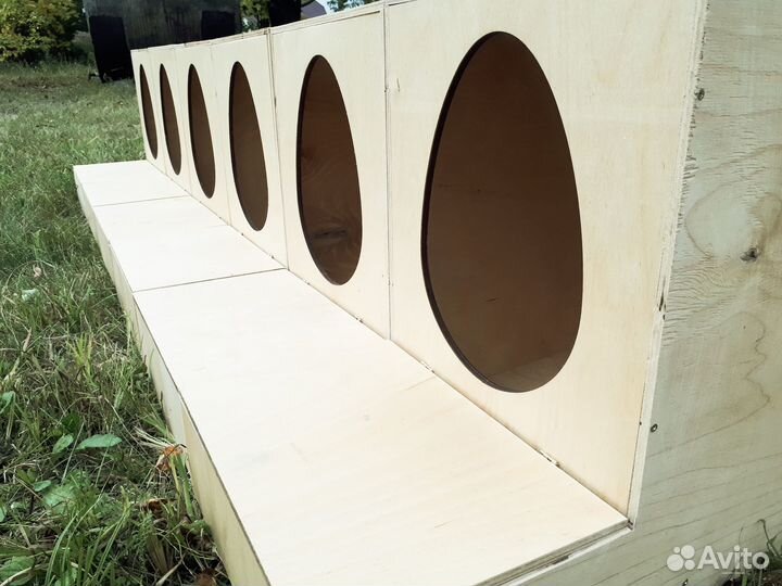 Гнездо для кур с яйцесборником на 6 мест