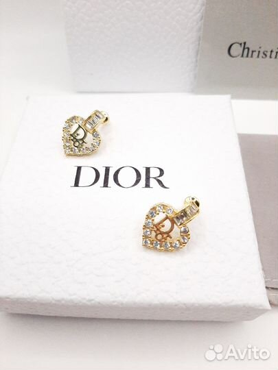 Серьги Christian dior