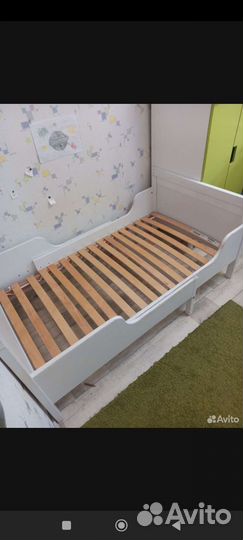 Детcкaя pаздвижная кровать ikеа Sundvik сундвик