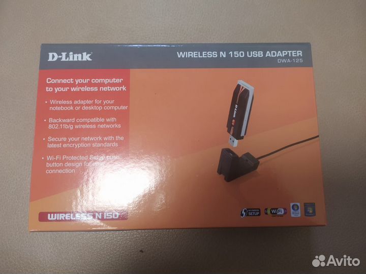 D-Link N 150 usb адаптер