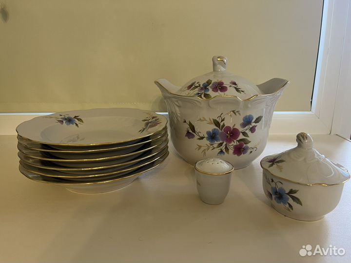 Набор столовой посуды Дулево с супницей 1с