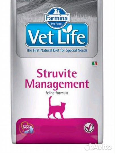 Сухой корм для кошек Farmina Vet Life на доставке