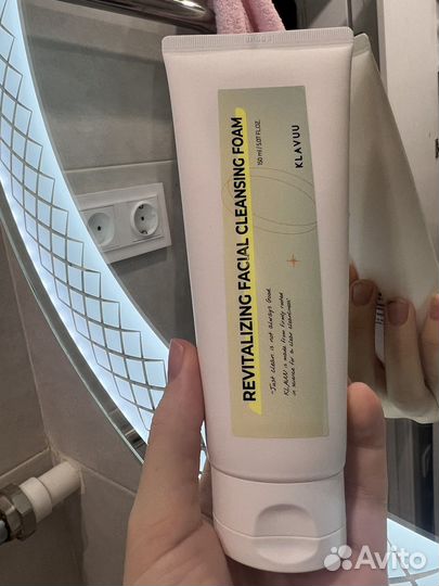 Пенка klavuu revitalizing facial cleansing foam