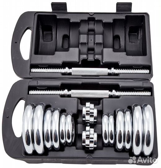 Набор гантелей profi-FIT, 20 кг, В кейсе