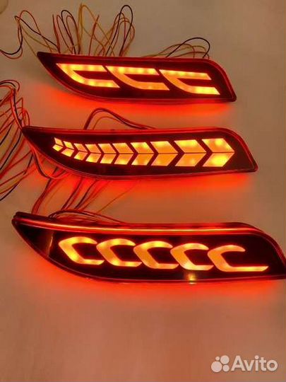 Задние Диодные Катафоты на Лада Приора-2