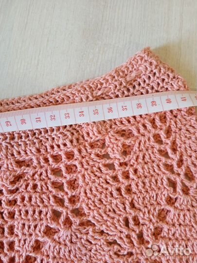 Юбка вязаная. Ручная работа