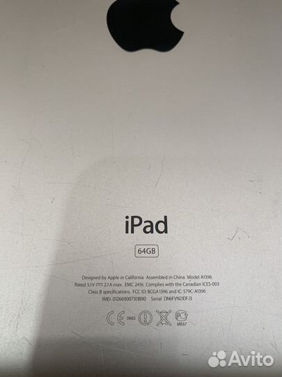 iPad a1396