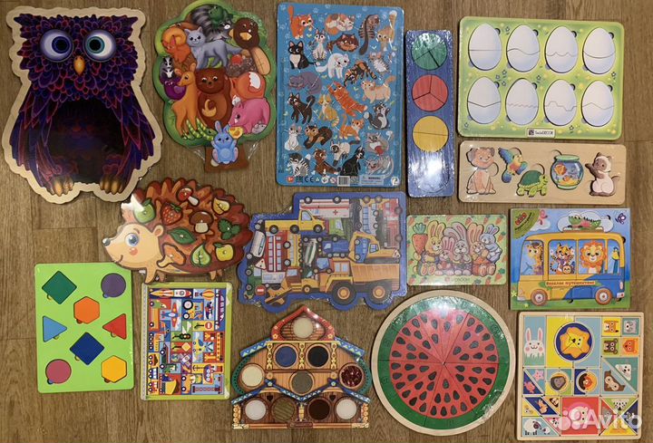 Новые головоломки развивашки много