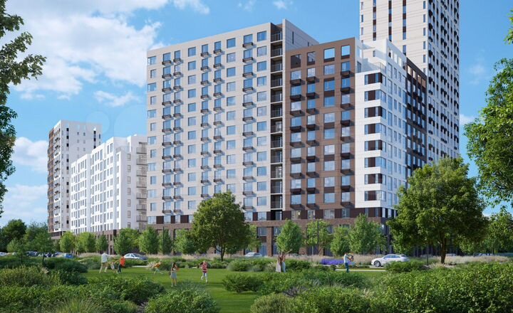 2-к. квартира, 77,1 м², 14/25 эт.