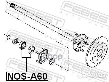 Подшипник задн полуоси nissan titan A60