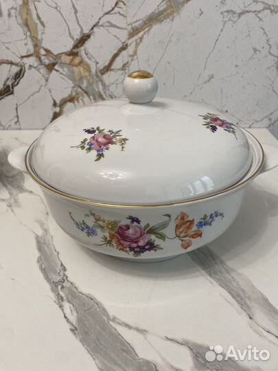 Набор посуды от jlmenau Мейсеновский букет