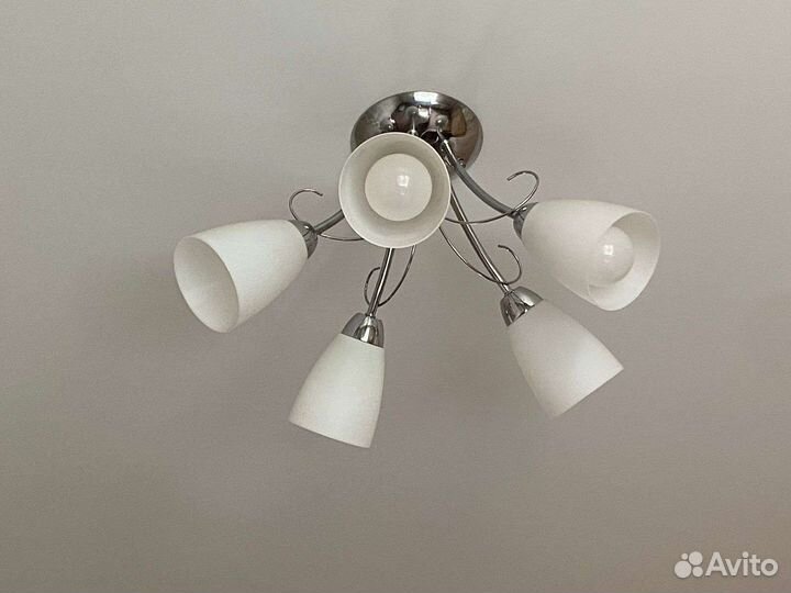 Люстра потолочная бу