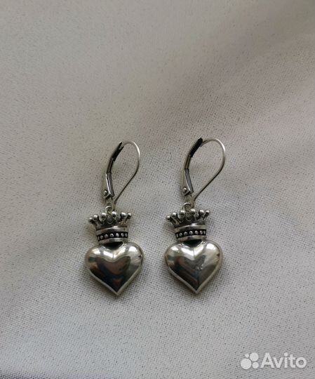 Серьги серебро 925 проба
