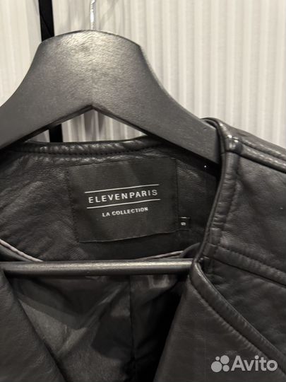 Кожаная жилетка eleven paris