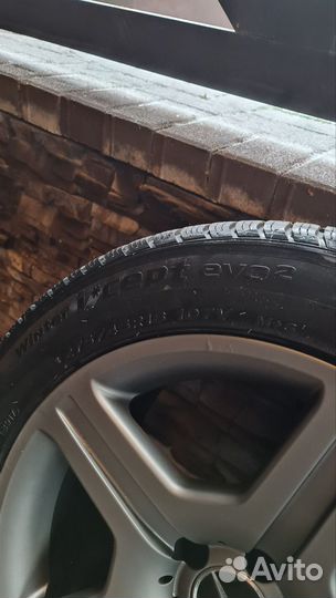 Колеса на mercedes R18 разноширокие