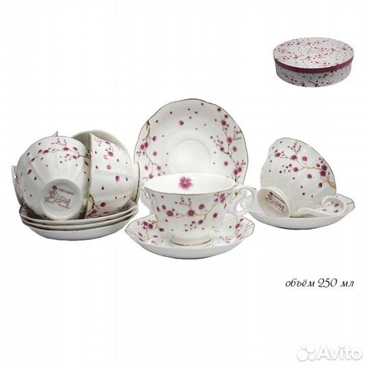 Lenardi чайный сервиз на 6 персон