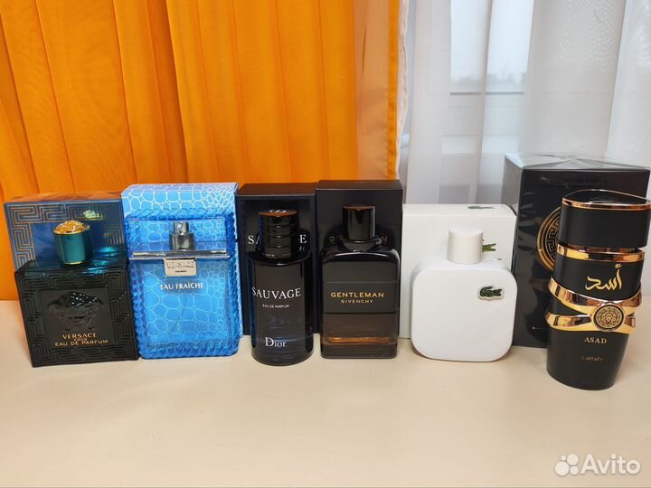 Духи мужские Versace, Dior, Givenchy, Lacoste