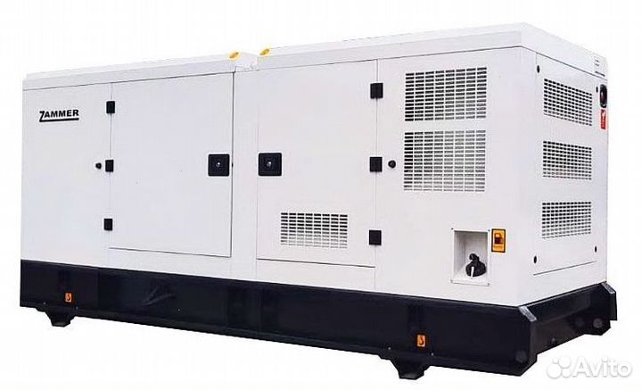 Дизельный генератор zammer AD-100-Т400 в кожухе