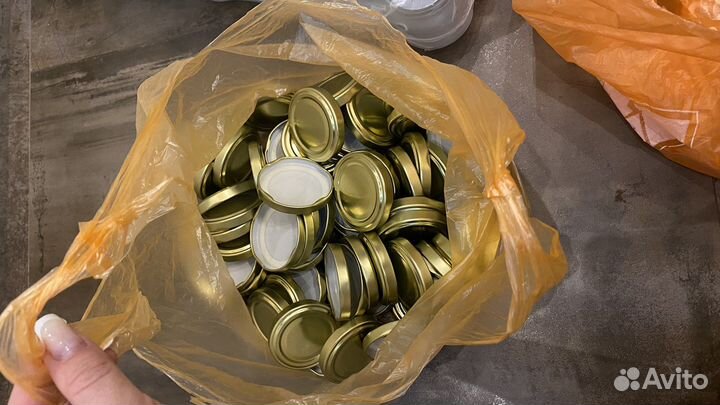 Стеклянные банки 110 мл + крышки