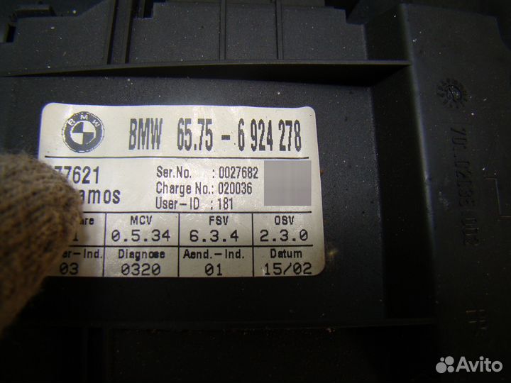Ультразвуковой модуль BMW 7 E65 бмв 7 Е65 Е66