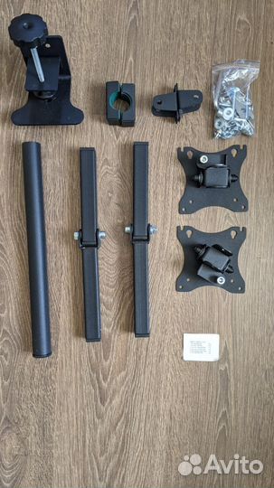 Кронштейн для двух мониторов на стол