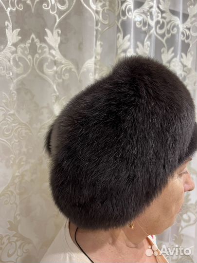 Шапка женская из песца и норки