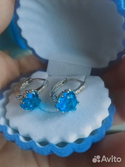 Серьги серебро 925