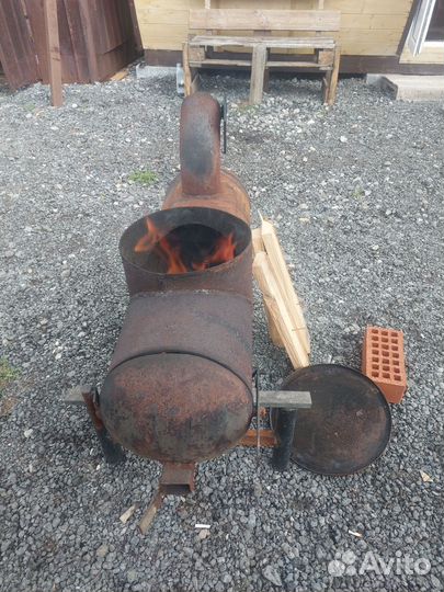 Печка под казан