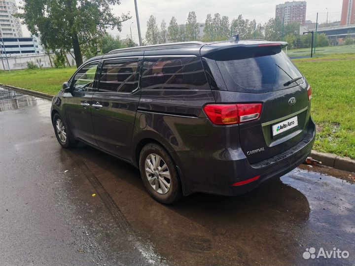 Kia Carnival 2.2 AT, 2017, 119 000 км