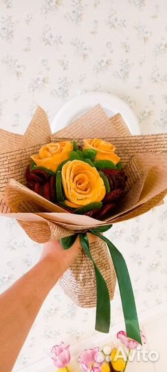 Букет из сухофруктов на подарок съедобный