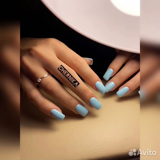 Комбинированный маникюр +покрытие гель лаком