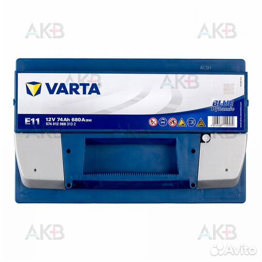Аккумулятор автомобильный Varta Blue Dynamic E11 7