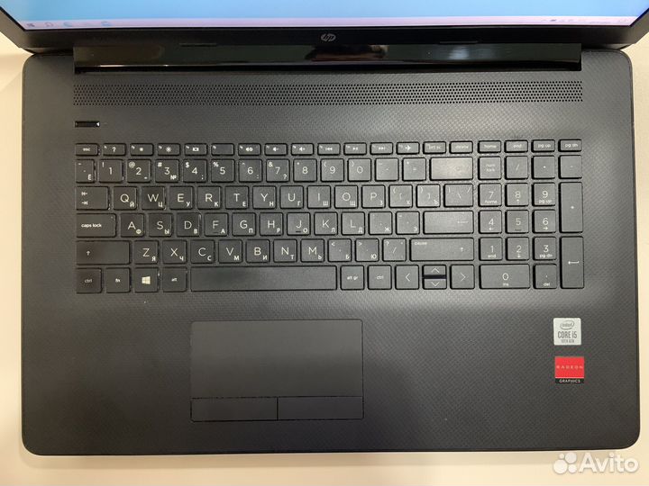Ноутбук HP, 17,3 дюйма, i5 10210U, 12gb