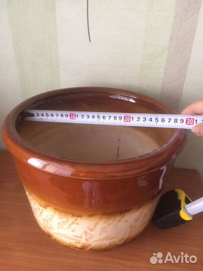 Горшок для цветов керамический