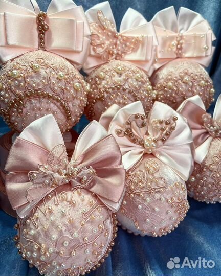 Новогодние шары ручной работы