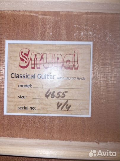Гитара Strunal/Cremona 4655 4/4 + чехол +подставка