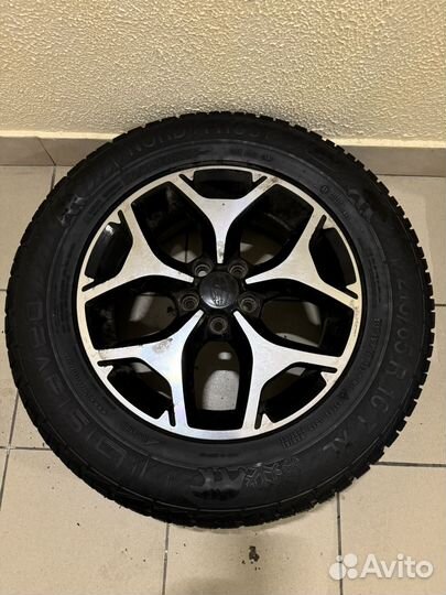 Зимняя резина 215/65 R16 на дисках subaru SB22