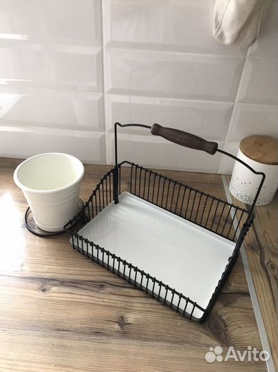 Финторп икея корзина и ведерко для рейлинга