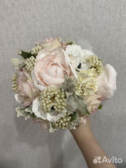 Букет невесты из холодного фарфора