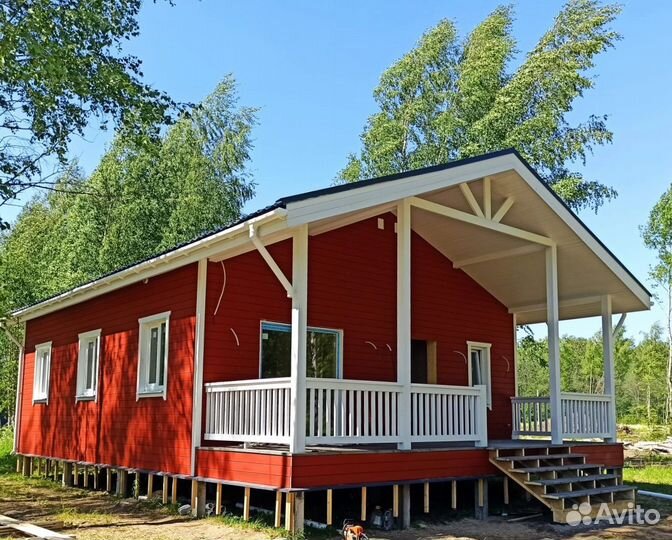 Каркасный дом 11,5х8