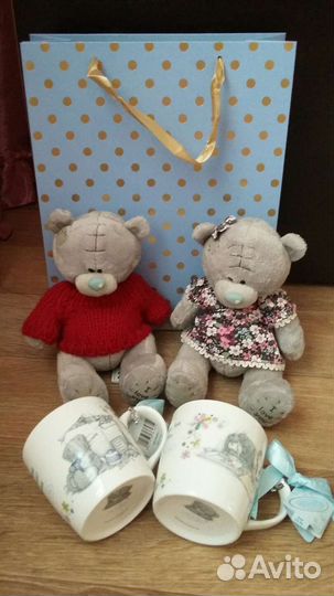 Набор подарочный Me to you, кружки и мишки