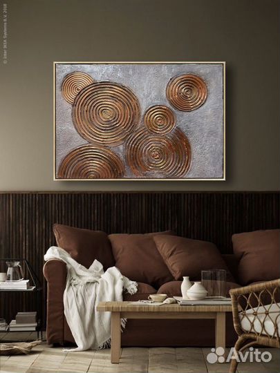 Интерьерная картина абстракция 50/70