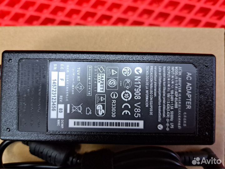 Блок питания Acer 19V/3.42A/65W (5.5х1.7)