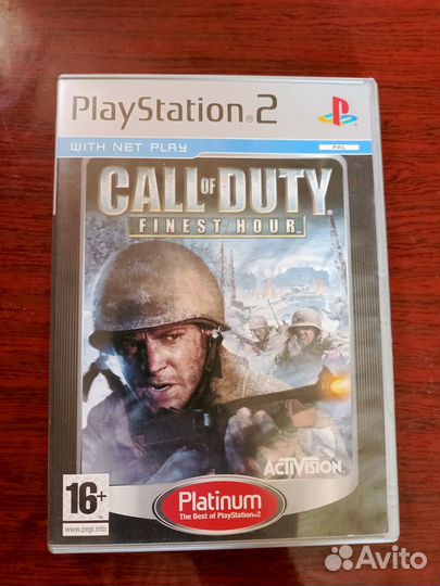 Игра Call of duty finest hour для PlayStation 2