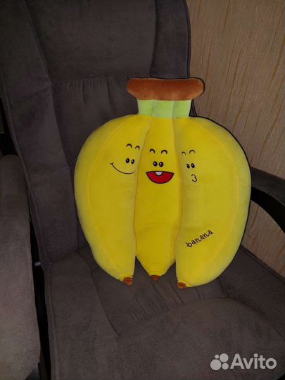 Подушка-игрушка банан 50 см