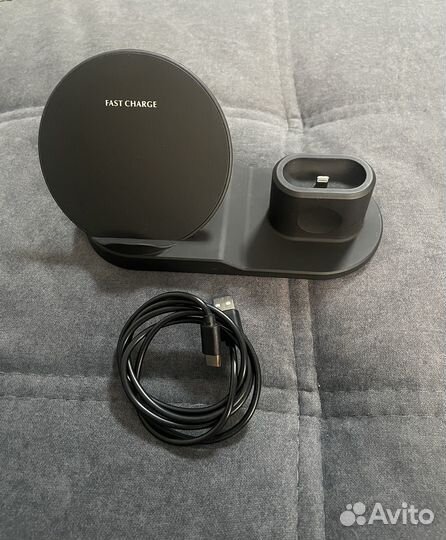 Беспроводная зарядная станция Fast charge 3 в 1