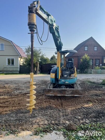 Услуги мини-экскаватора