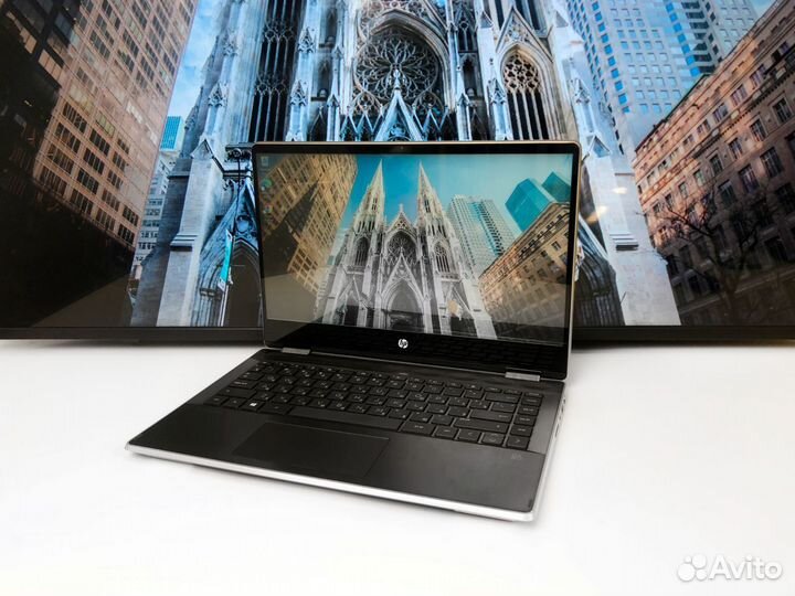 Ноутбук HP в металле IPS + Intel + SSD