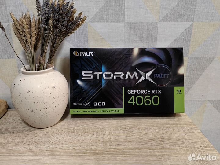 Видеокарта RTX4060 palit stormx 8GB