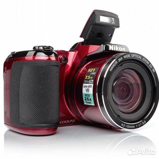 Компактный фотоаппарат Nikon Coolpix L810 красный